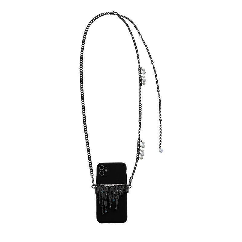 Lava Tassel Moonstone Téléphone portable Charm