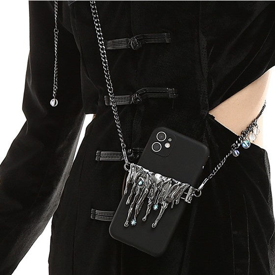 Lava Tassel Moonstone Téléphone portable Charm