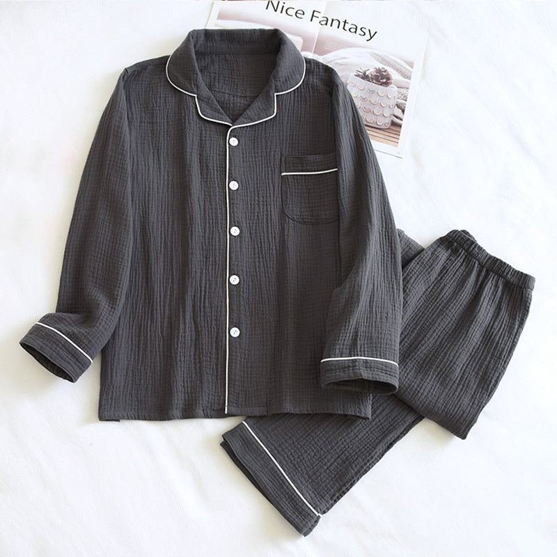 Pyjama pour homme Crêpe de coton longue