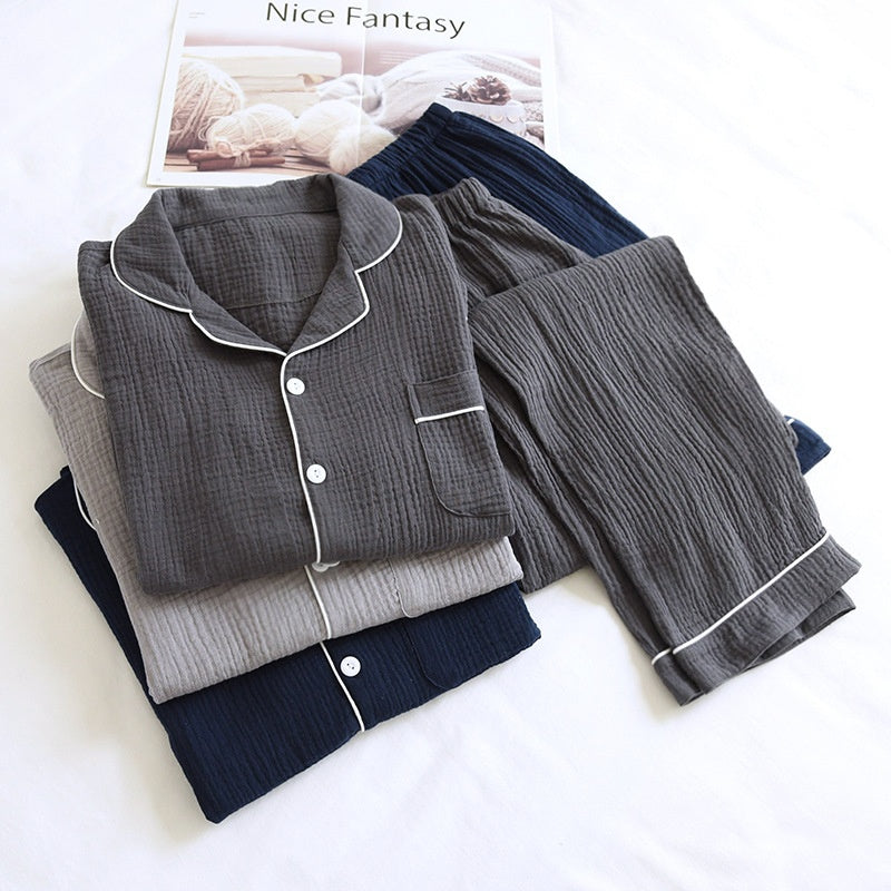 Pyjama pour homme Crêpe de coton longue