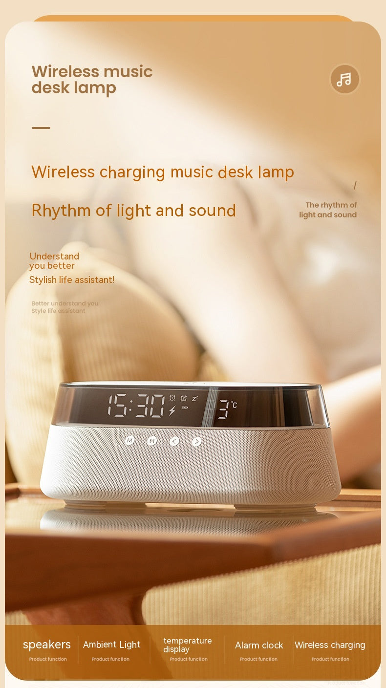 Chargeur sans fil Boîte cadeau audio Lumière de nuit