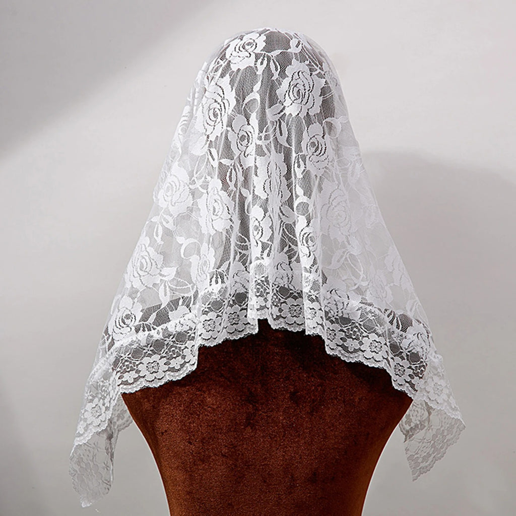 Mariage Tie Party Veil Dentelle de mariée
