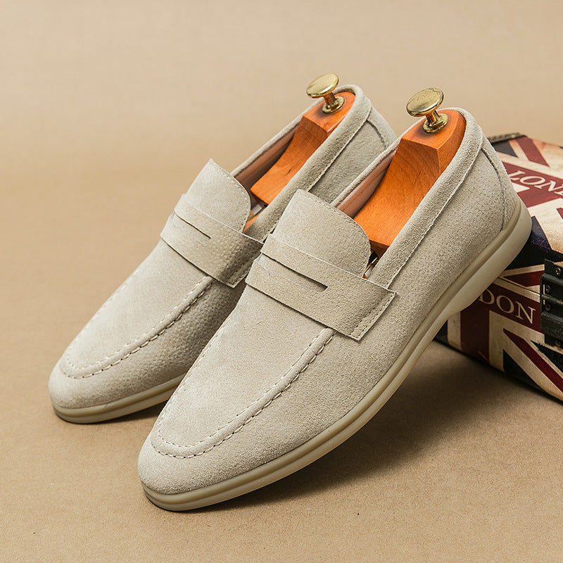 Hommes Plus Taille Mode Simple Forme Chaussures en cuir d'affaires
