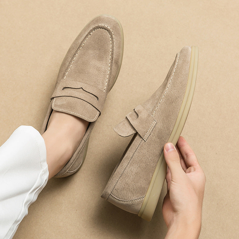 Hommes Plus Taille Mode Simple Forme Chaussures en cuir d'affaires