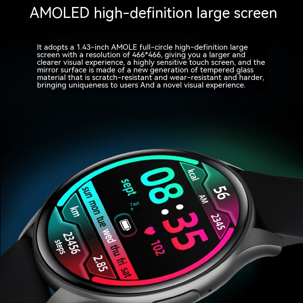 ZW60 Smart Watch écran rond Bluetooth Sports Watch