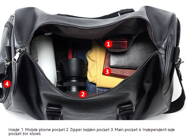 Les hommes voyagent grande capacité Portable Messenger Bag