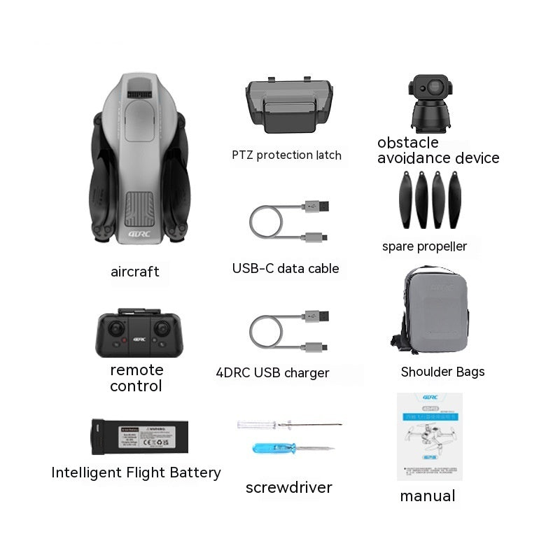 Évitement d'obstacle sans brosse Quadcopter pliant