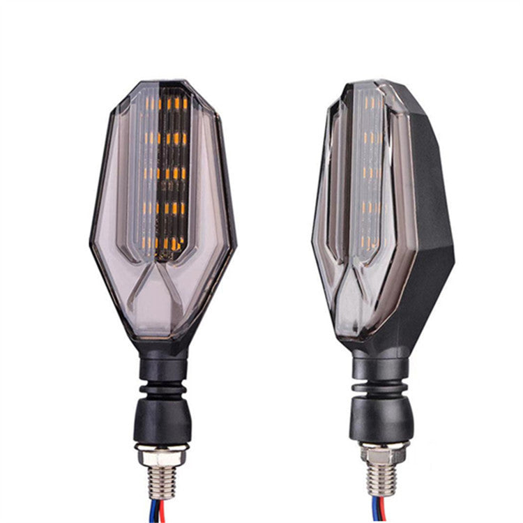 Guide lumineux bicolore modifié moto 30LED Indicateur de direction
