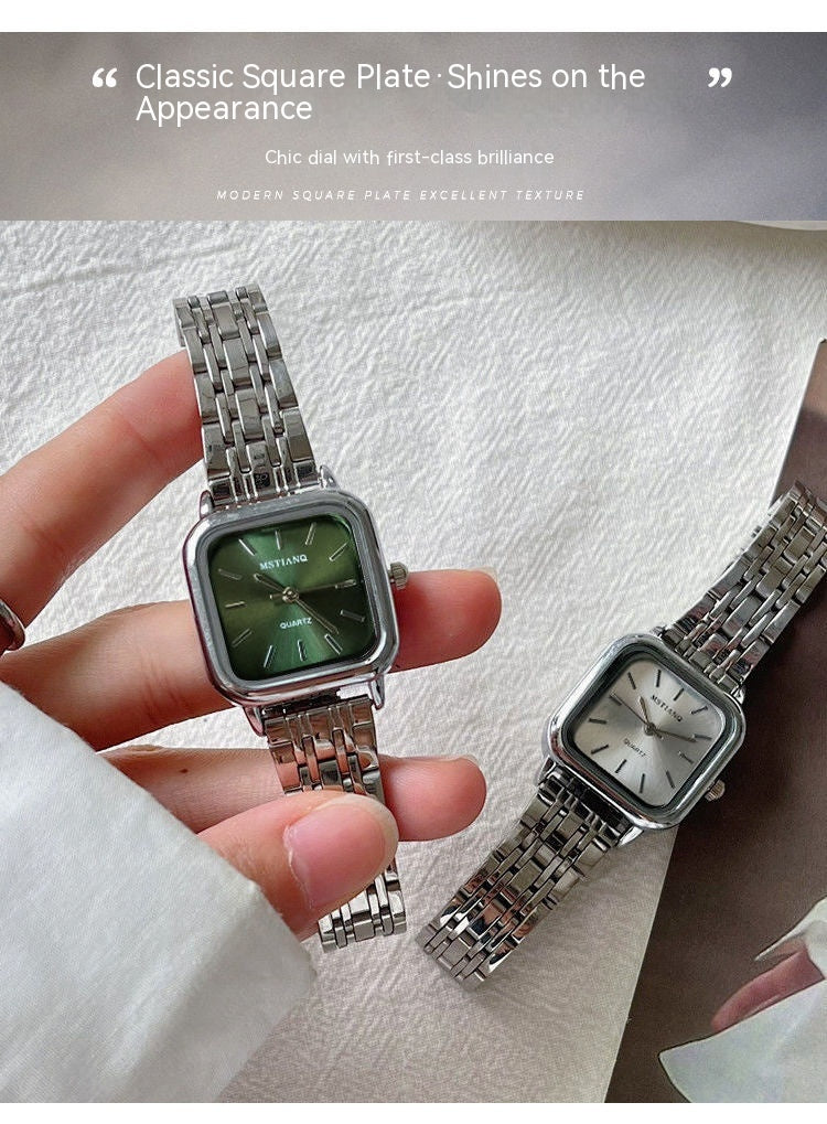 Style cool All-matching Graceful Retro Haute Sens de la mode montre simple Quartz