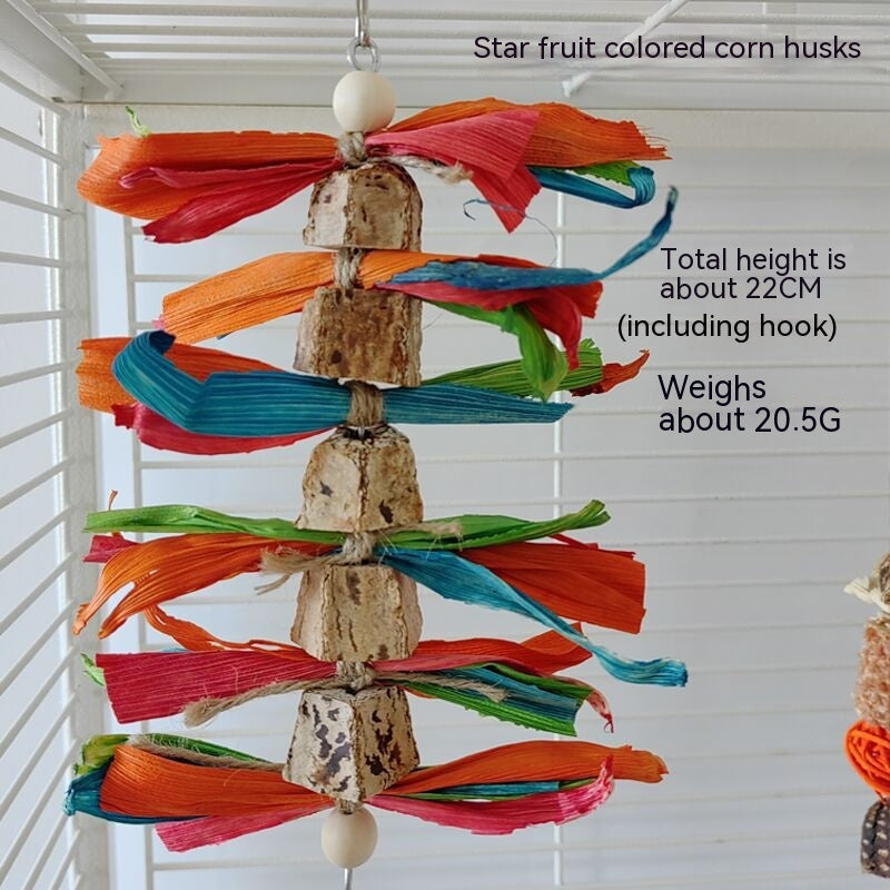 Jouets de perroquet Fournitures de bitumes de perroquet Oiseau Stand Rod Bird Cage