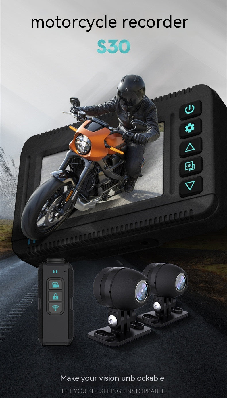 Trajectoire GPS d'enregistreur d'eau de moto haute définition
