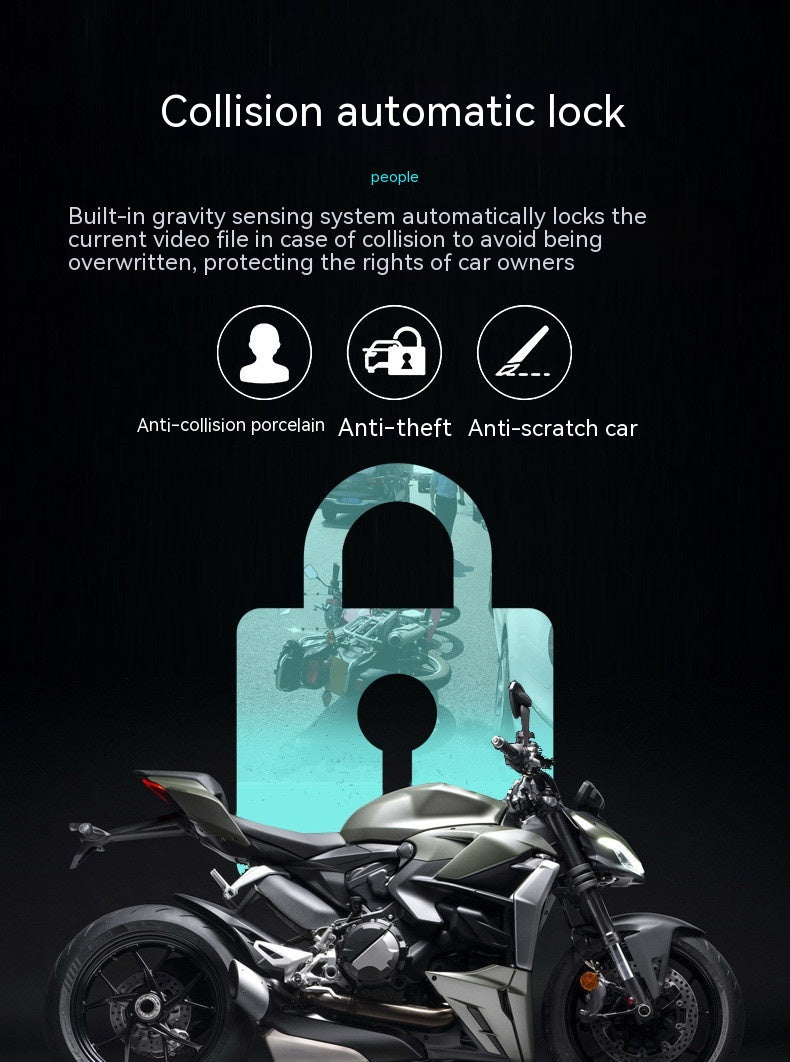 Trajectoire GPS d'enregistreur d'eau de moto haute définition