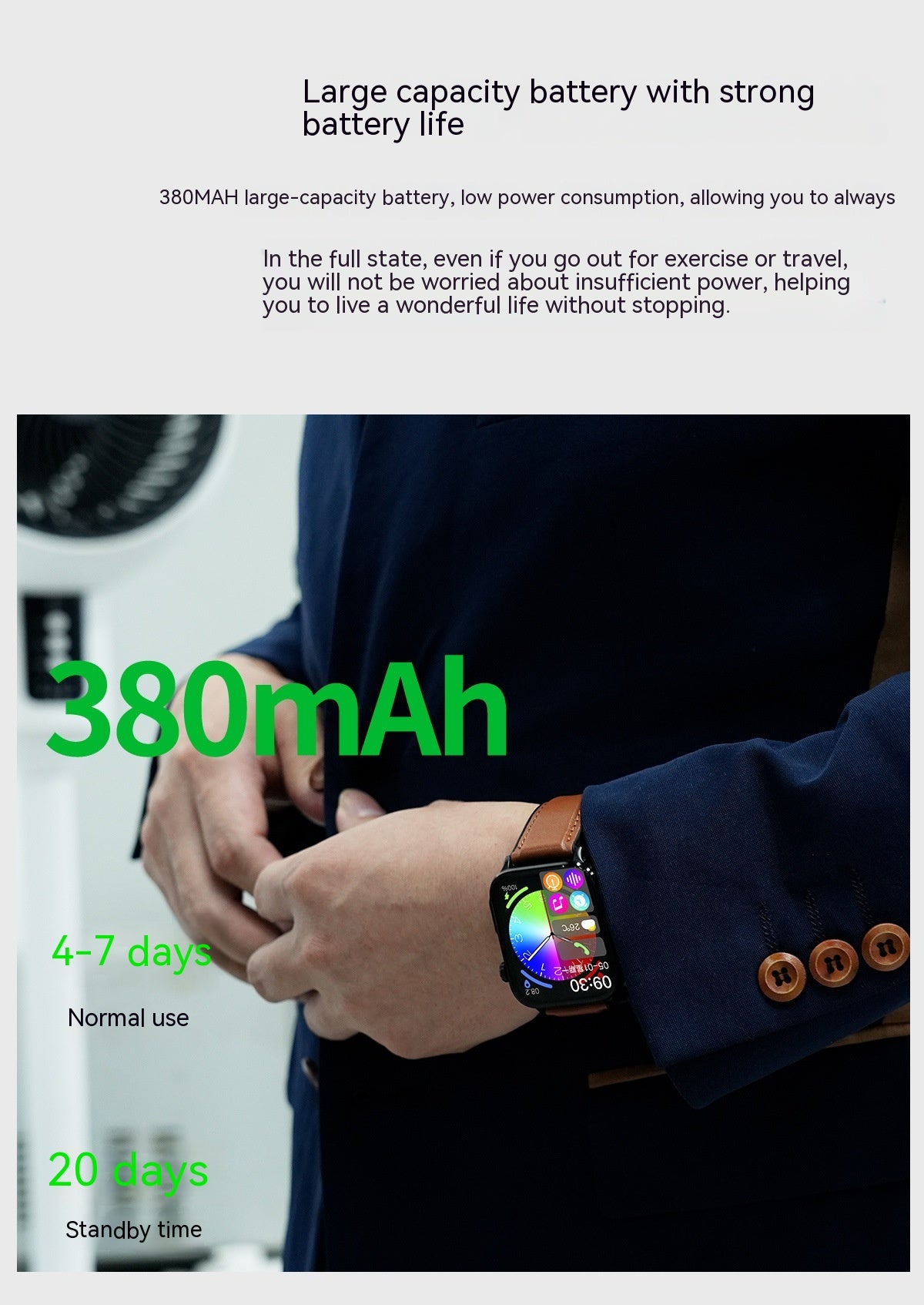 ET580 Smart Watch Bluetooth Calling Sports