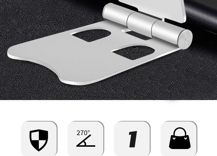 Support de bureau mobile en alliage d'aluminium