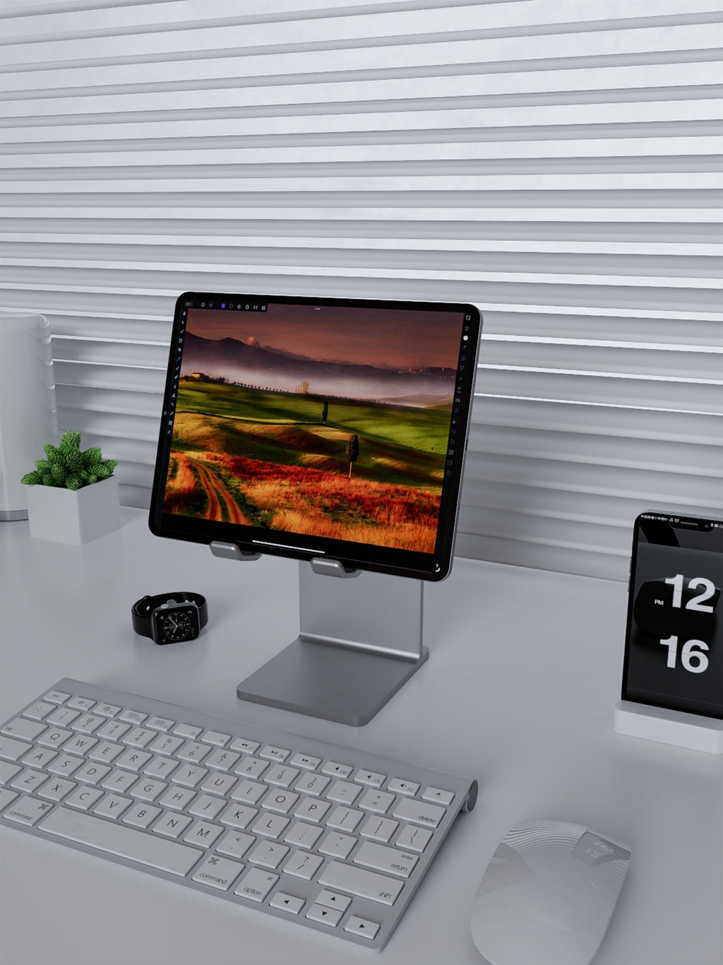 Support général de l'ordinateur plat Liftable Mobile Desktop Stand