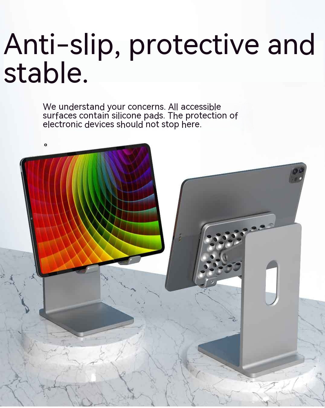 Support général de l'ordinateur plat Liftable Mobile Desktop Stand