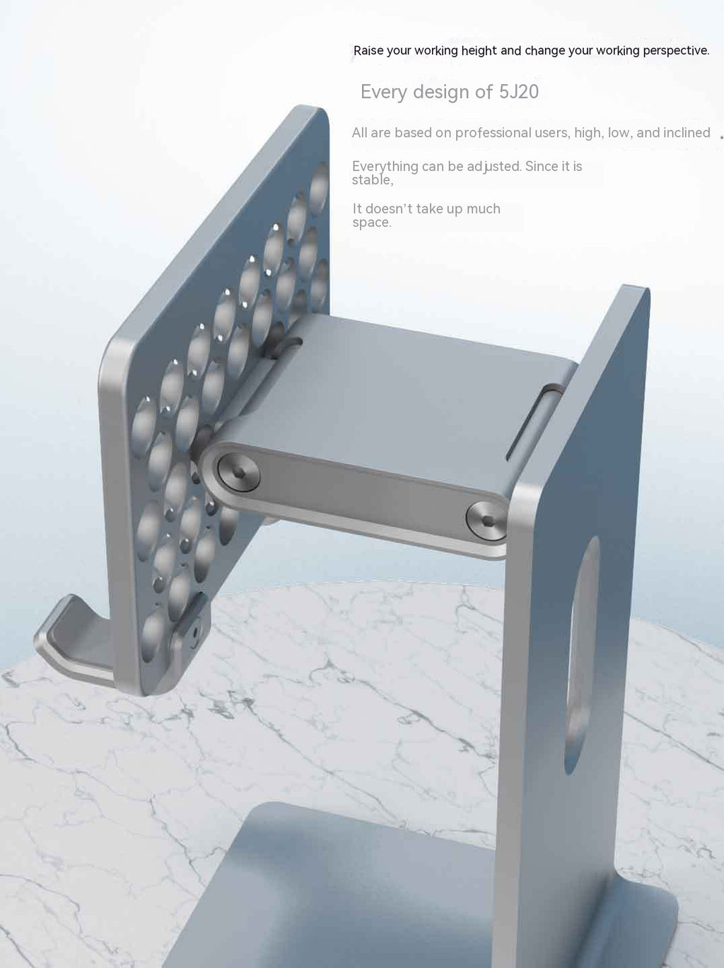 Support général de l'ordinateur plat Liftable Mobile Desktop Stand
