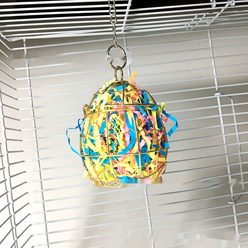 Jouet de perroquet Bird Bite Rabbit alimentant l'eau Alimentation Jouet brossé