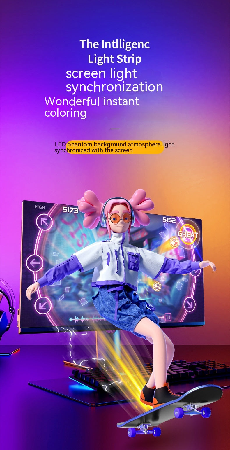 RGB Esports Ordinateur de bureau affichage atmosphère rétroéclairage