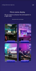RGB Esports Ordinateur de bureau affichage atmosphère rétroéclairage
