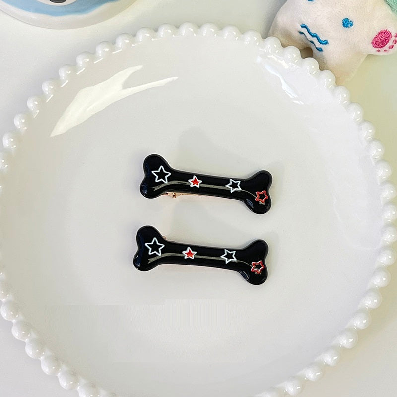 Imprimé par os XINGX Word Clip Side Bangs Canards Clip Femelle