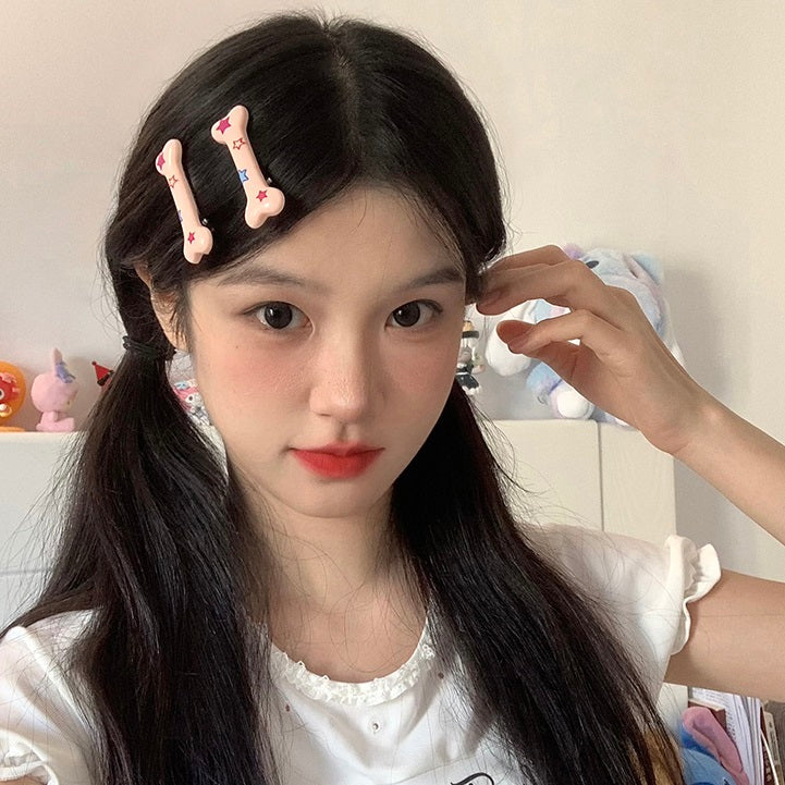 Imprimé par os XINGX Word Clip Side Bangs Canards Clip Femelle