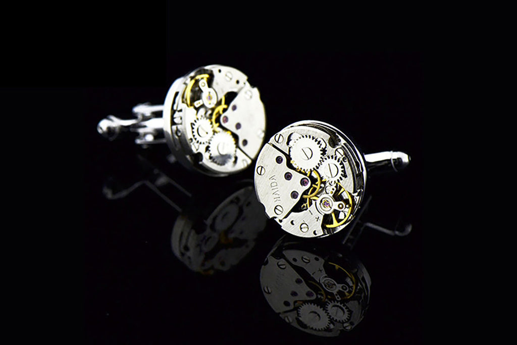 Mouvement mécanique French Shirt Cufflinks
