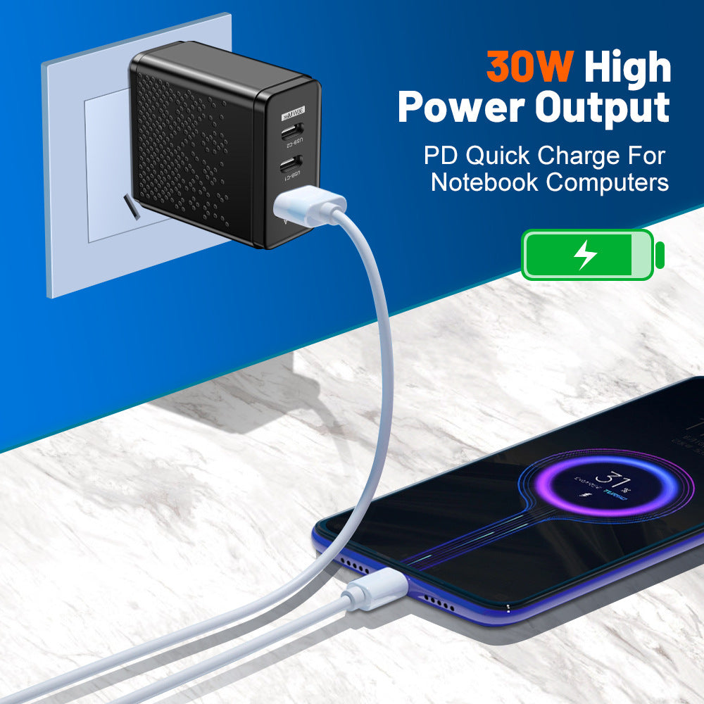 Chargeur de téléphone portable 2PD USB LED lumineux