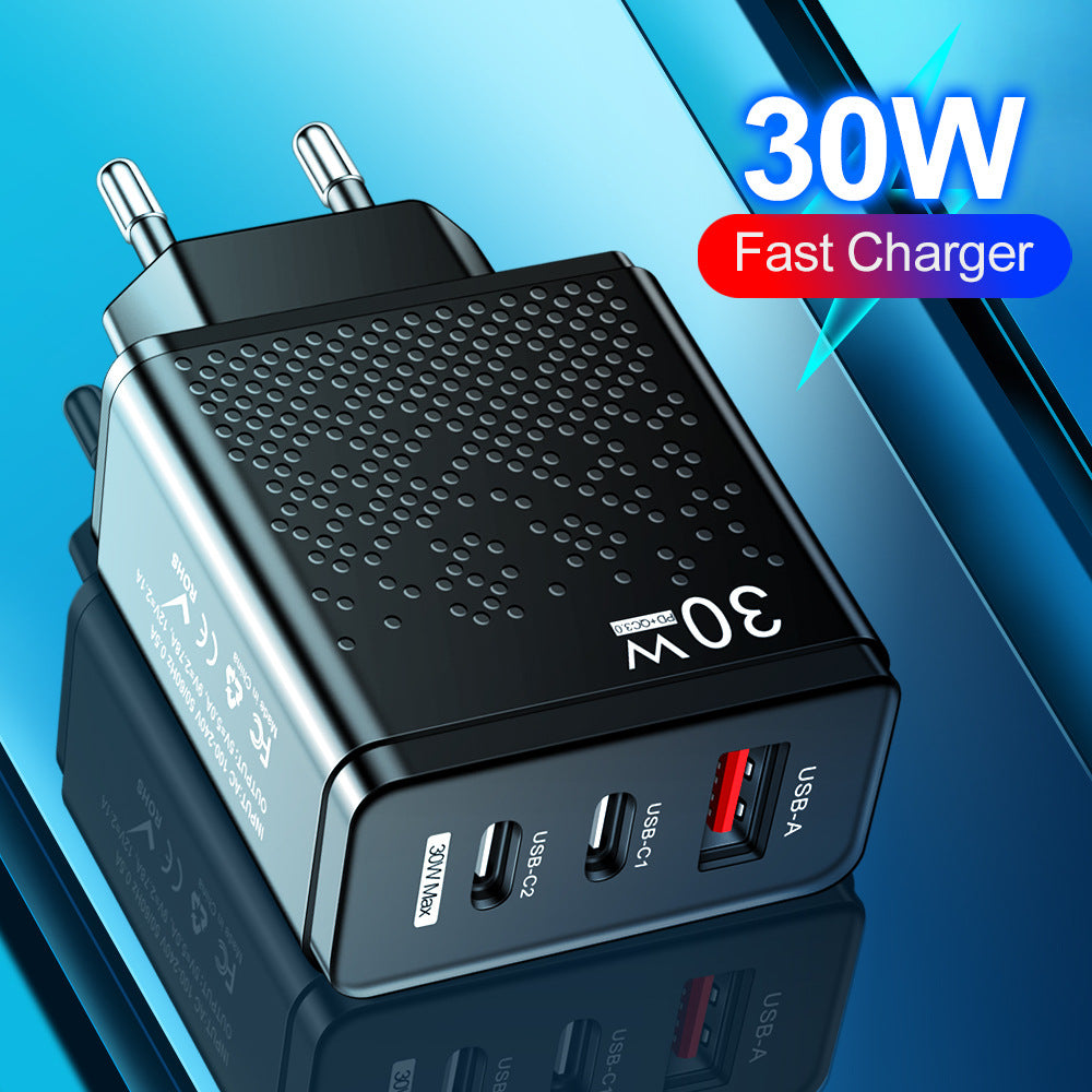 Chargeur de téléphone portable 2PD USB LED lumineux