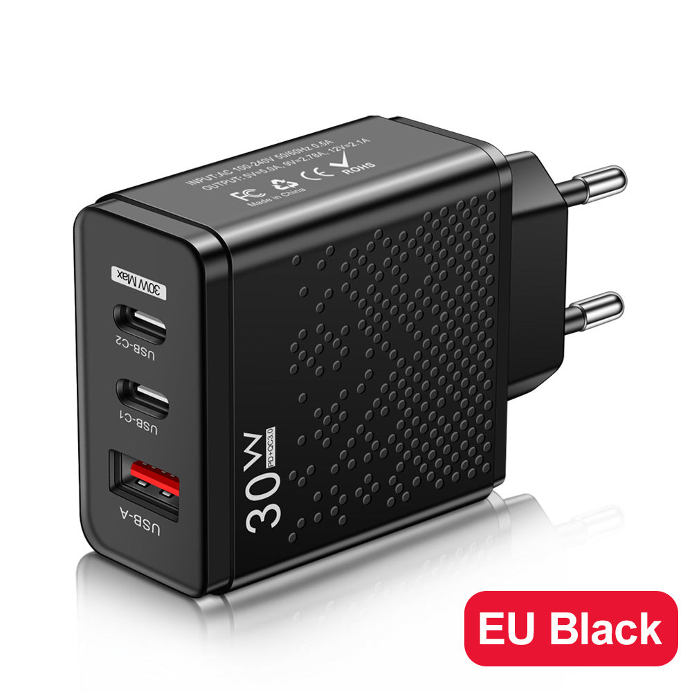 Chargeur de téléphone portable 2PD USB LED lumineux