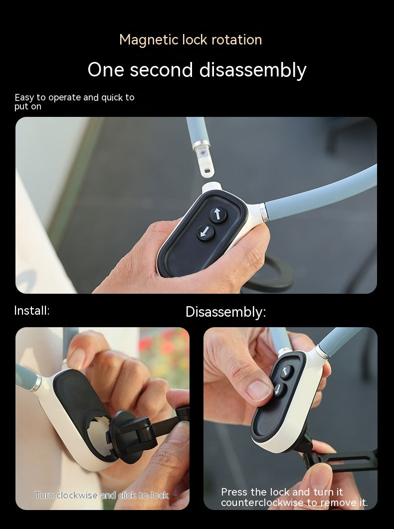 Cou suspendu Téléphone mobile Caméra de sport Support magnétique