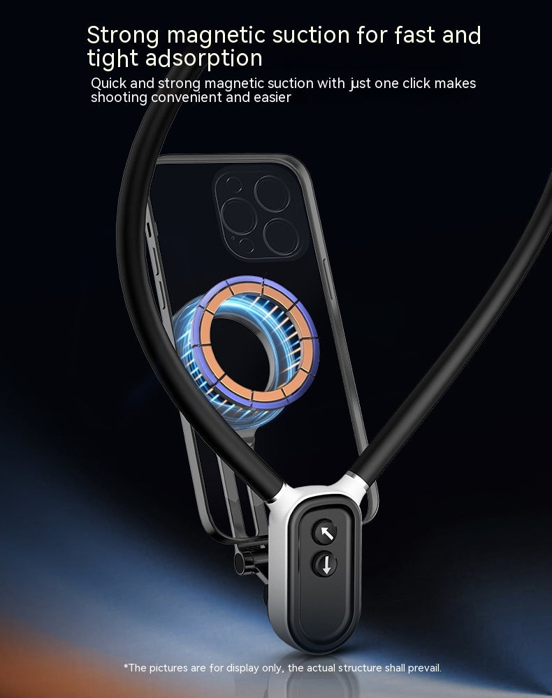Cou suspendu Téléphone mobile Caméra de sport Support magnétique