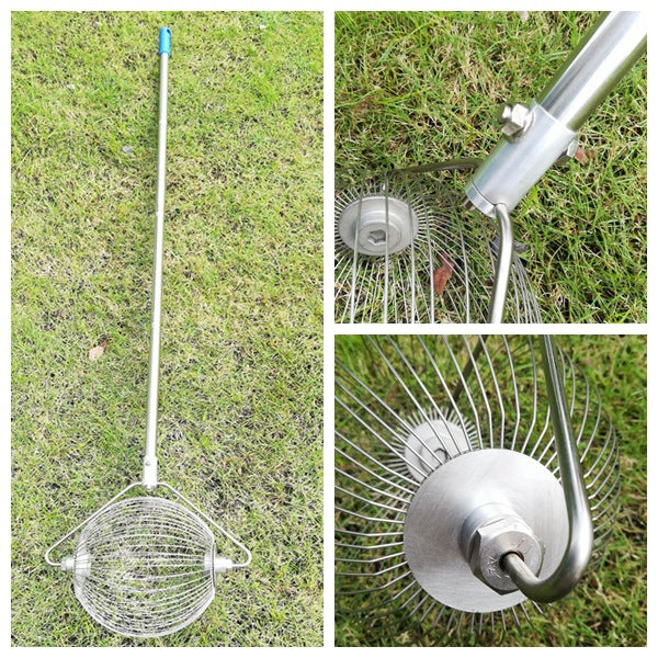 Picker balle de golf en acier inoxydable