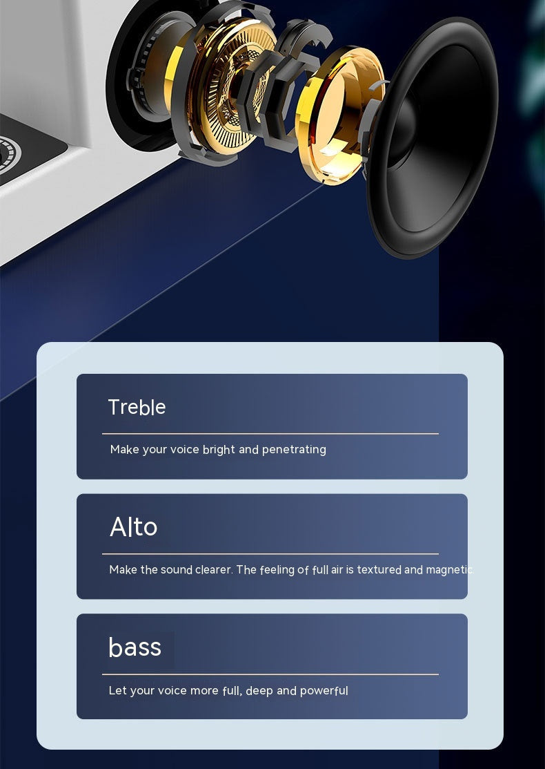 English Sound Card Audio intégré Machine Bluetooth sans fil