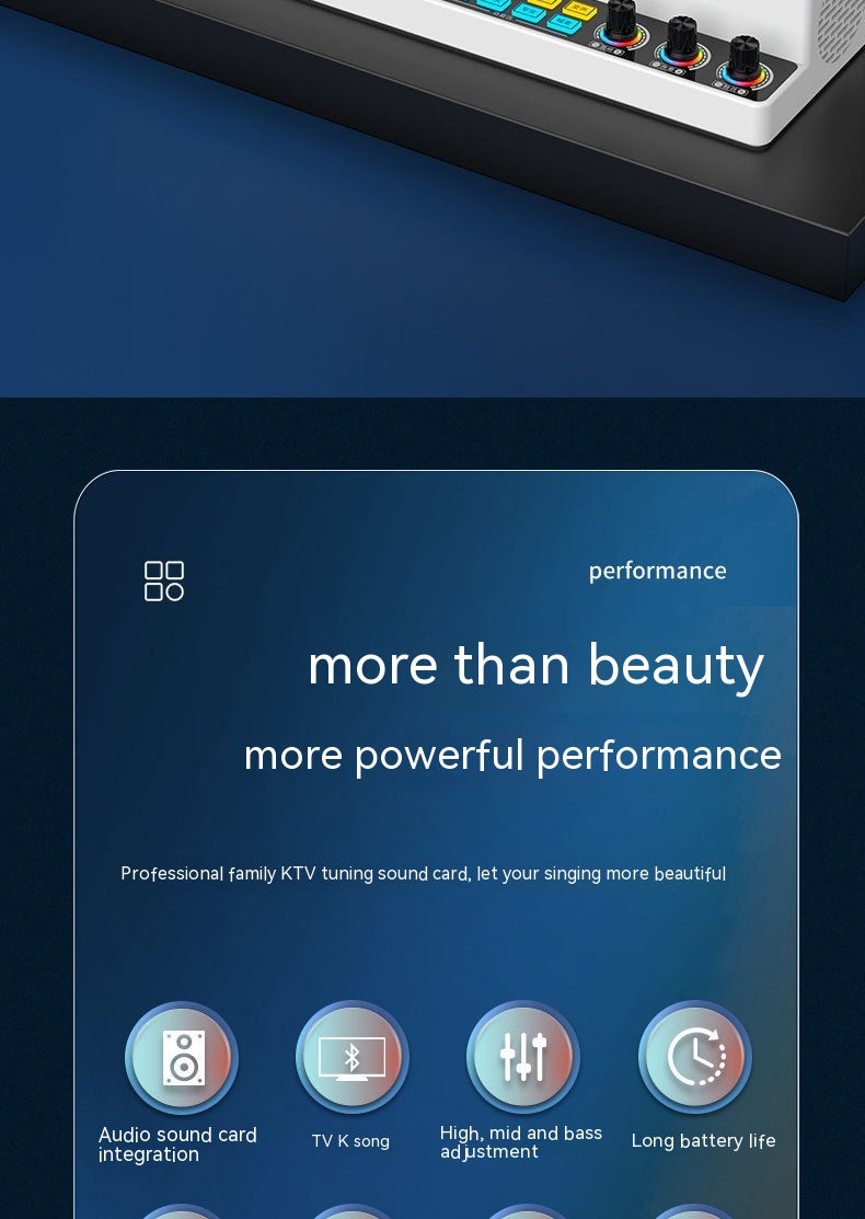 English Sound Card Audio intégré Machine Bluetooth sans fil