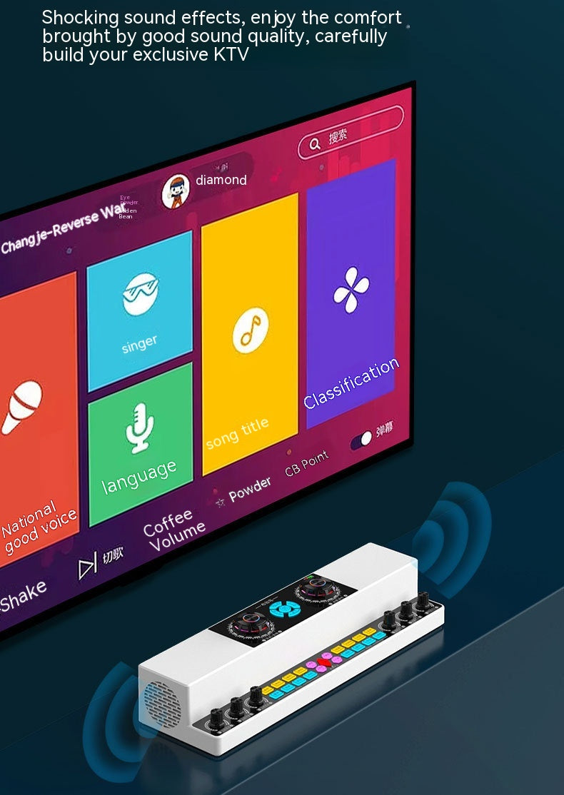 English Sound Card Audio intégré Machine Bluetooth sans fil