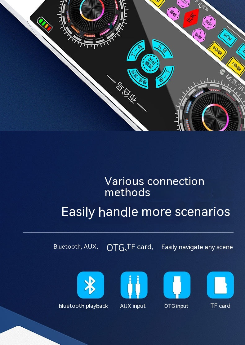 English Sound Card Audio intégré Machine Bluetooth sans fil