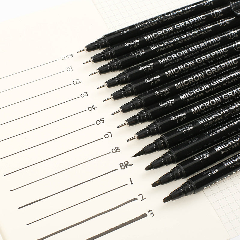 Comic stylo très fin peint à la main