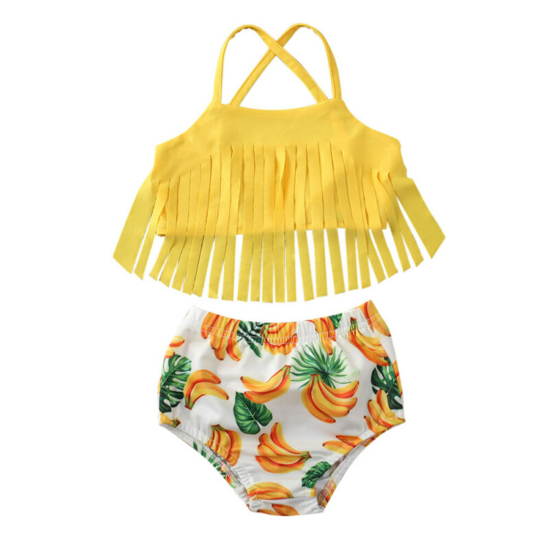 Maillot de bain en tassel imprimé banane