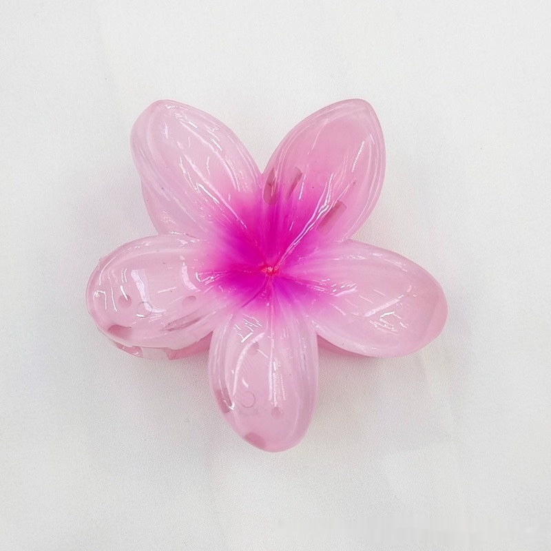 Fleur d'oeuf Bauhinia Retour Spoon Grasping Clip capillaire
