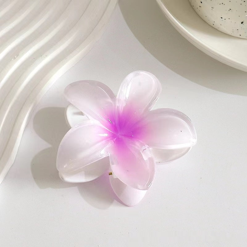Fleur d'oeuf Bauhinia Retour Spoon Grasping Clip capillaire
