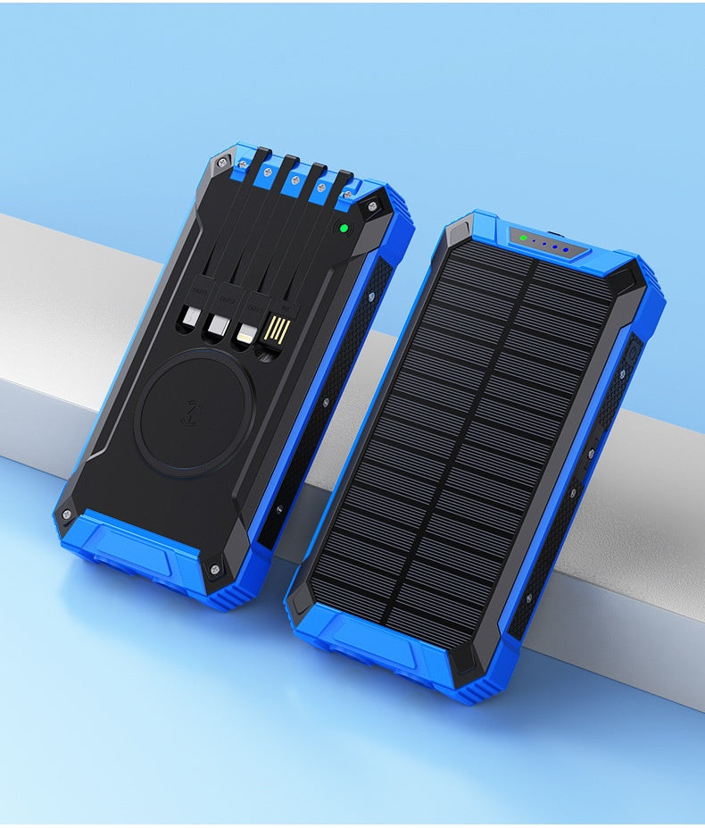 Source d'alimentation portable solaire sans fil de recharge