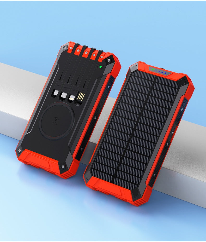 Source d'alimentation portable solaire sans fil de recharge