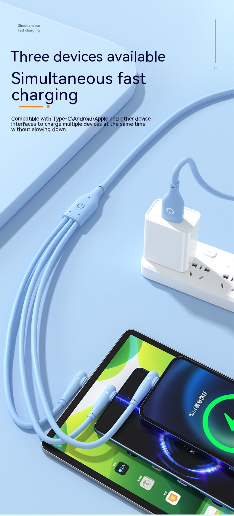 6A Câble de données Elbow à charge ultrarapide