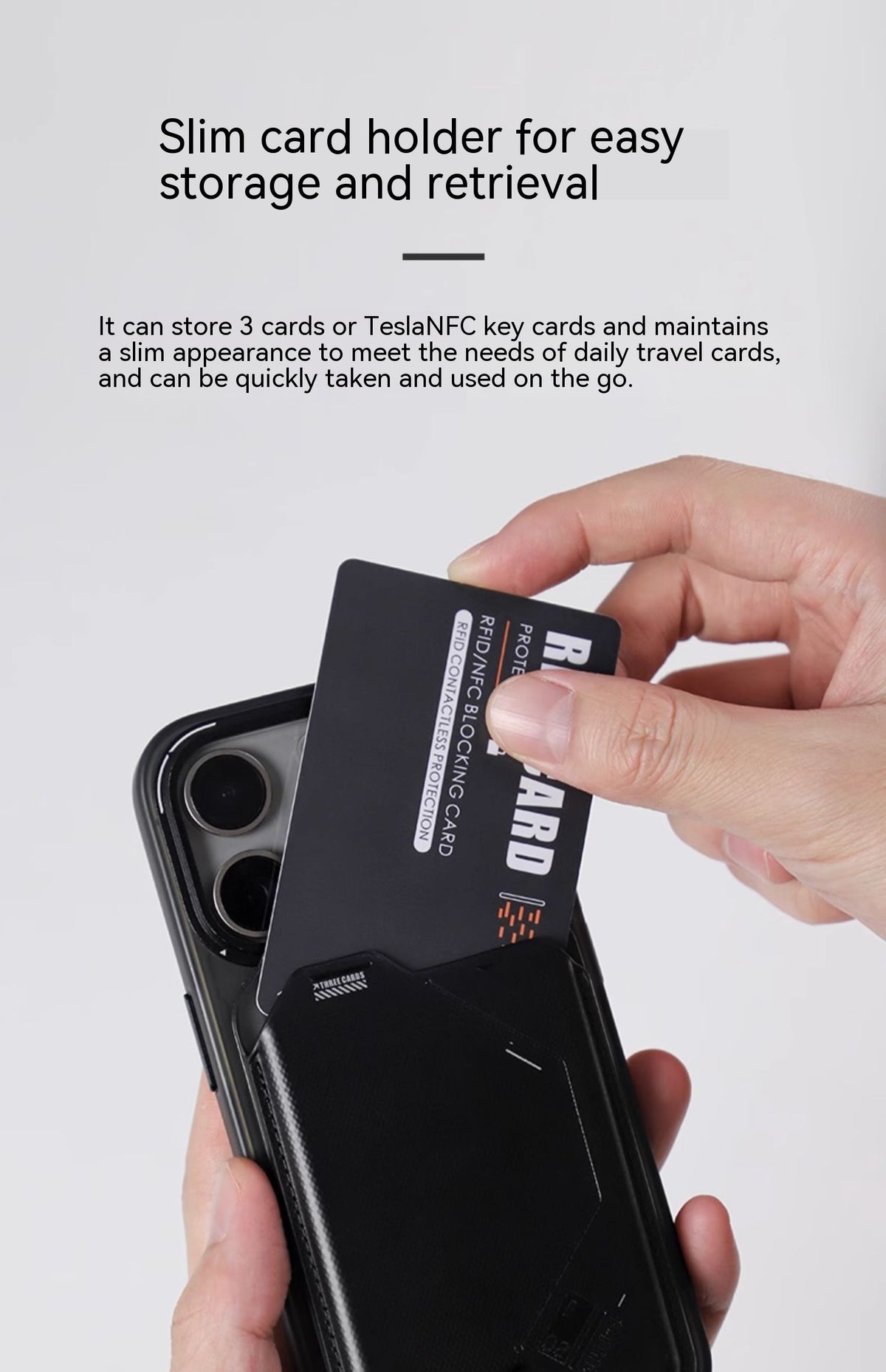 Porte-cartes magnétique Flip G02 Porte-porte-porte-porte-porte-porte-porte-porte-porte-porte-téléphone mobile pliant deux en un Ul