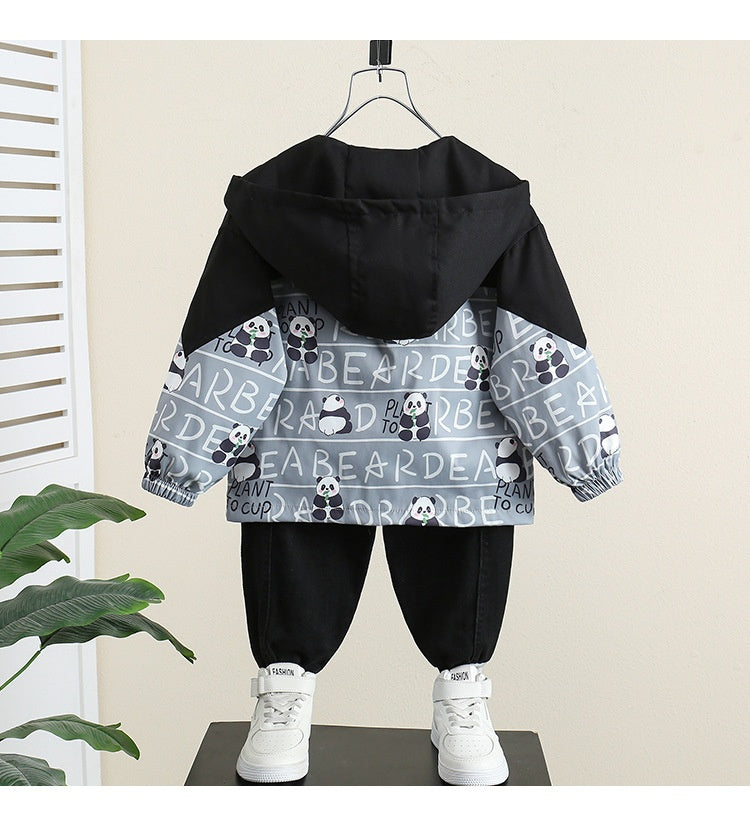 Manteau de garçon Printemps et Veste à capuche d'automne