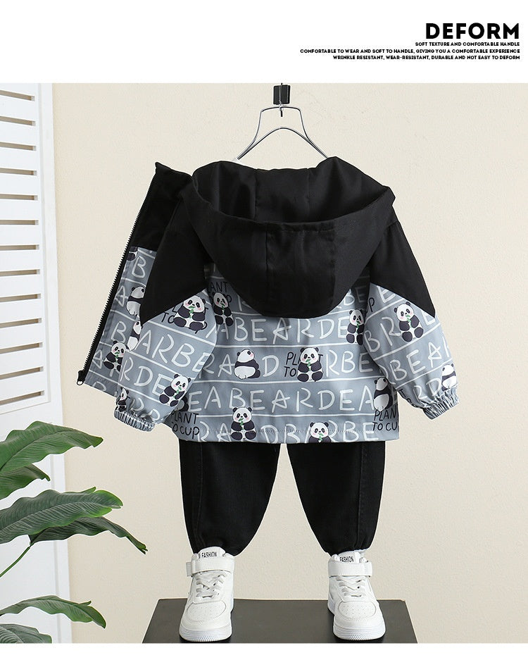 Manteau de garçon Printemps et Veste à capuche d'automne