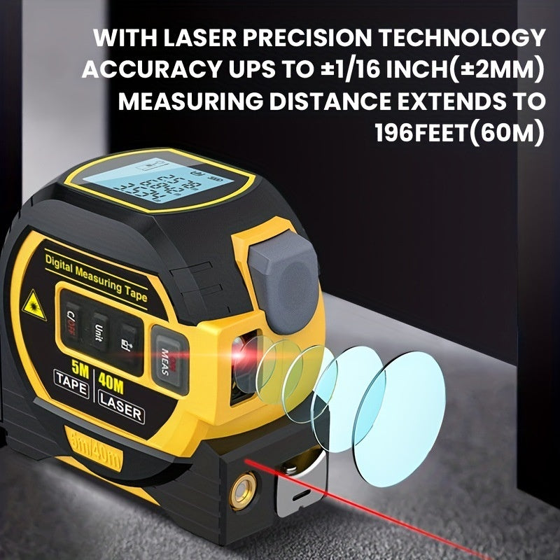 Laser Range Finder Haute précision de mesure de distance de règle infrarouge ruban laser portable Ra
