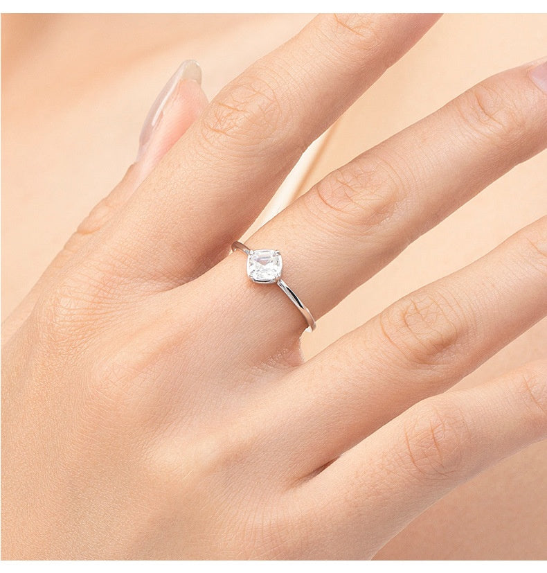 S925 Sterling Silver Wedding Engagement Ring