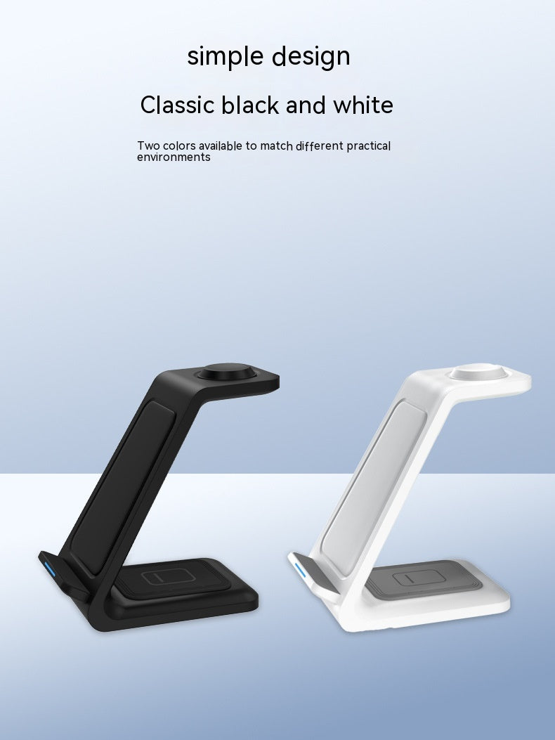 Chargeur sans fil triple-en-un charge rapide bureau vertical